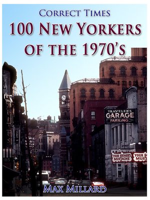 cover image of 100 New Yorkers of the 1970s